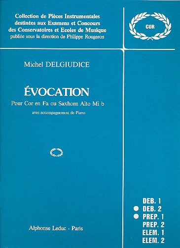 Evocation pour cor en fa ou sax-