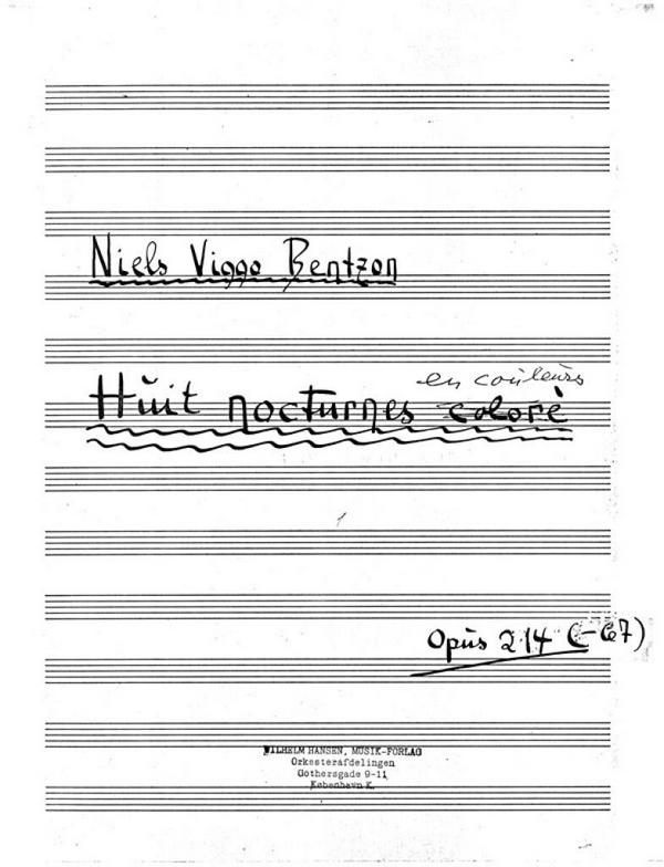 8 Nocturnes en couleurs op.214