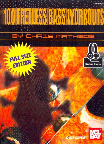 100 fretless Workouts (+Online Audio):