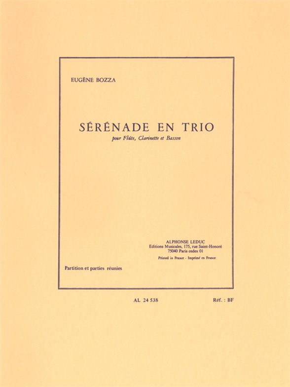 Sérénade en trio pour flûte,