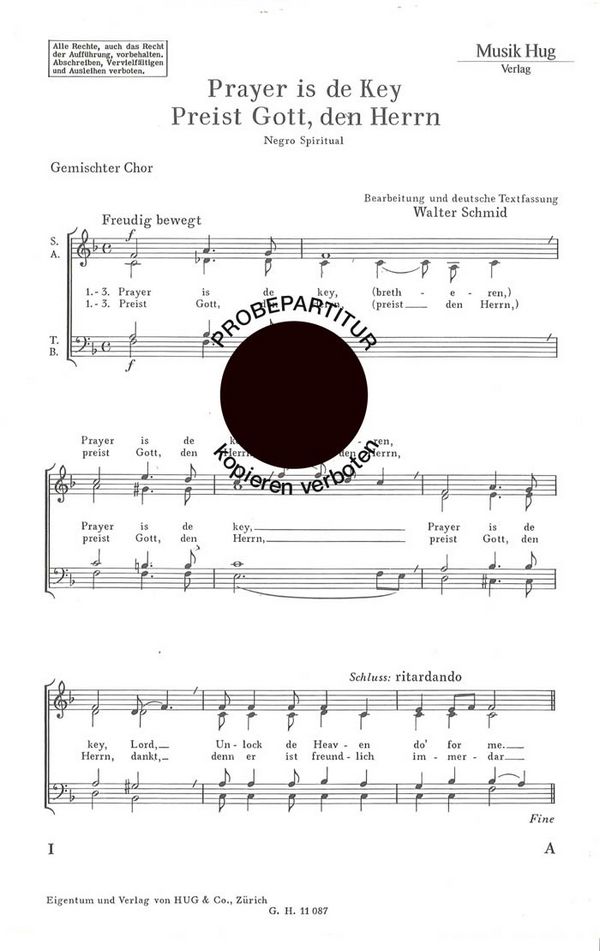 PREIST GOTT DEN HERRN