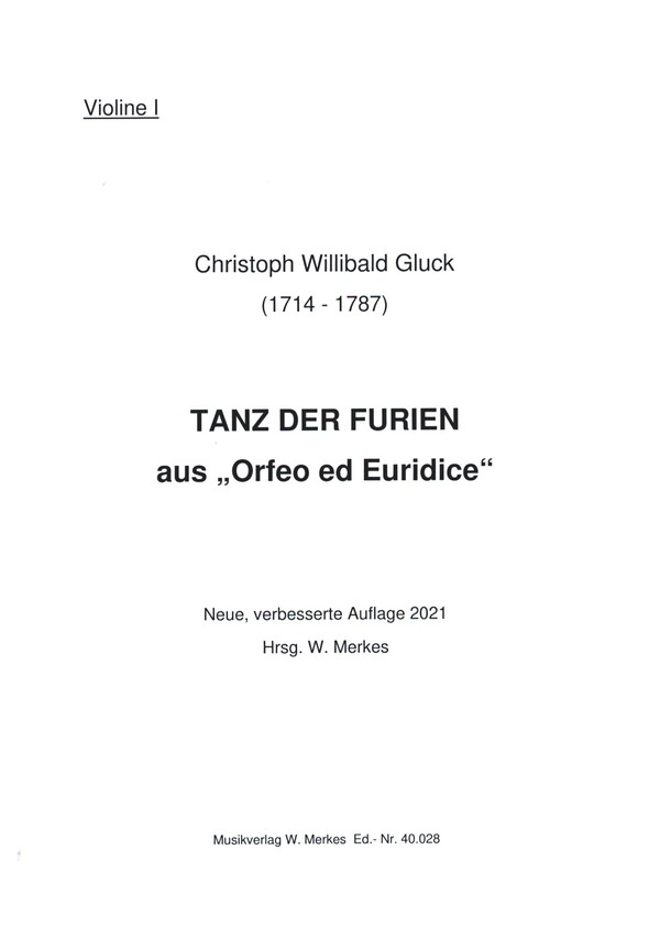 Tanz der Furien aus Orfeo ed Euridice