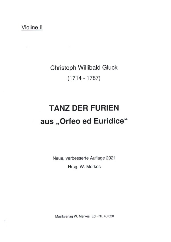 Tanz der Furien aus Orfeo ed Euridice