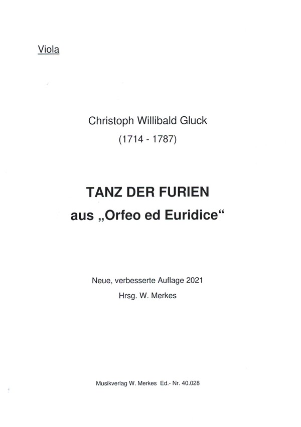 Tanz der Furien aus Orfeo ed Euridice