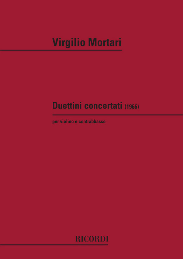 Duettini concertati per violino