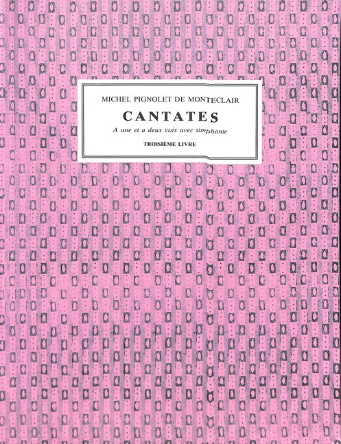 Cantates livre 3