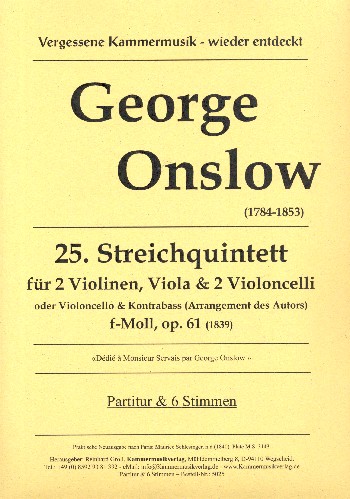 Quintett f-Moll Nr.25 op.61