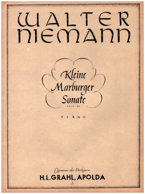 Kleine Marburger Sonate op.162 