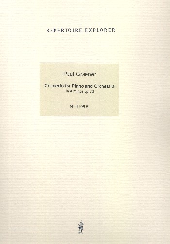 Konzert a-Moll op.72 für Klavier und Orchester