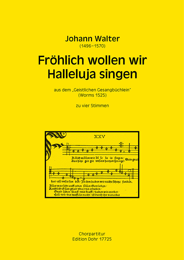 Fröghlich wollen wir Halleluja singen