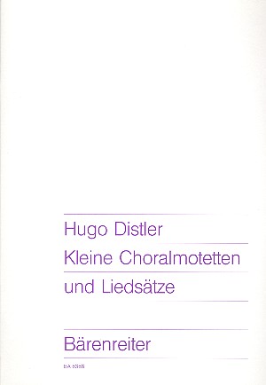 Kleine Choralmotetten und