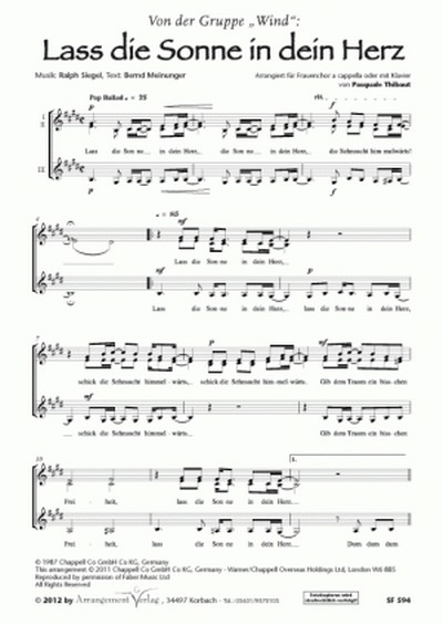 Lass die Sonne in dein Herz