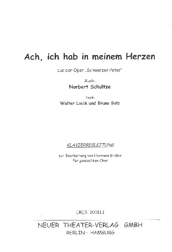 Ach ich hab in meinem Herzen drinnen