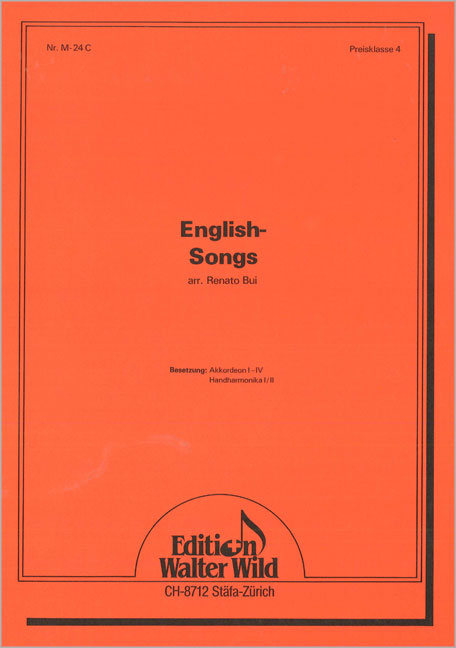 ENGLISH-SONGS (FUER AKKORDEONOR-