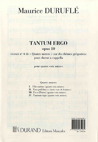 Tantum ergo op.10