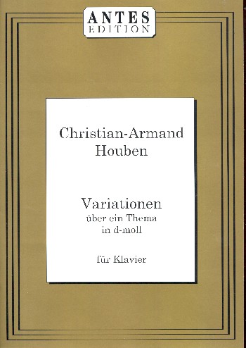Variationen über ein Thema in d-Moll op.4