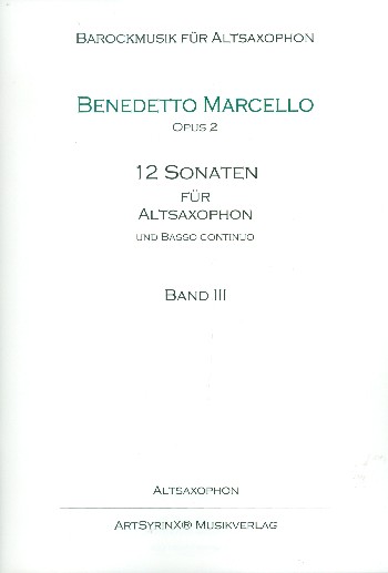 12 Sonaten op.2 Band 3 (Nr.7-9)