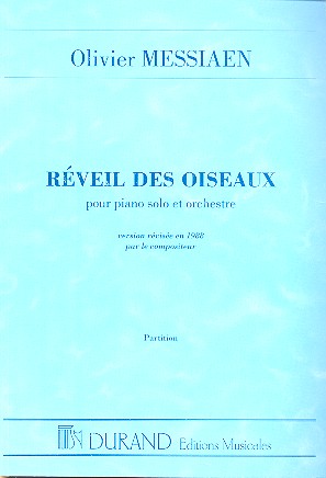 Reveil des oiseaux pour piano et