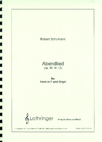 Abendlied op.85,12