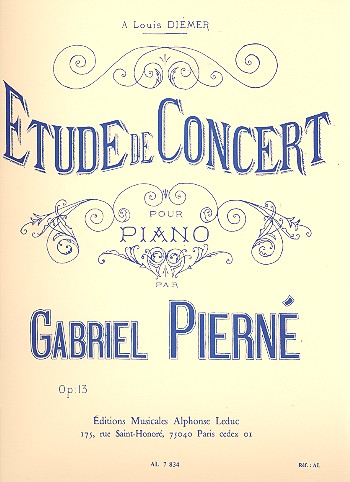 Etude de concert op.13 
