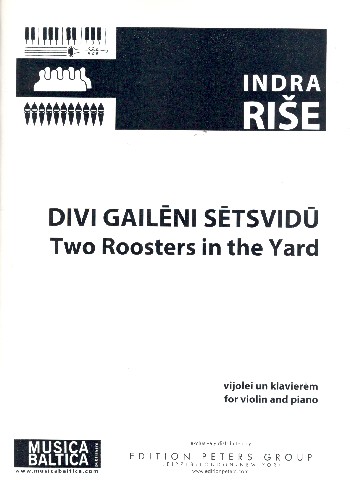 Two Roosters in the Yard