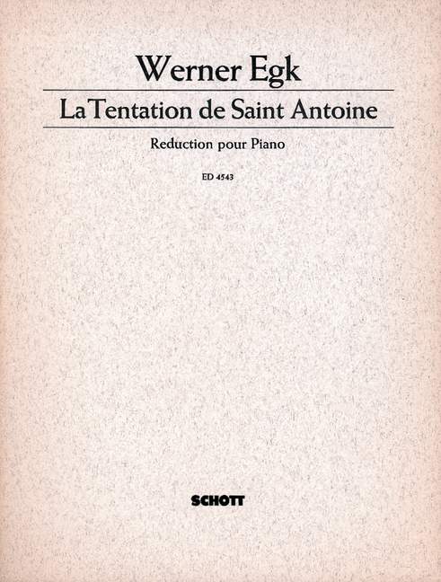 La tentation de Saint Antoine
