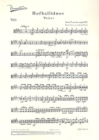 Hofballtänze op.161