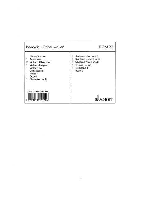 Donauwellen: Walzer für