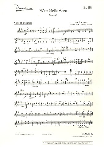 Wien bleibt Wien: für Salonorchester