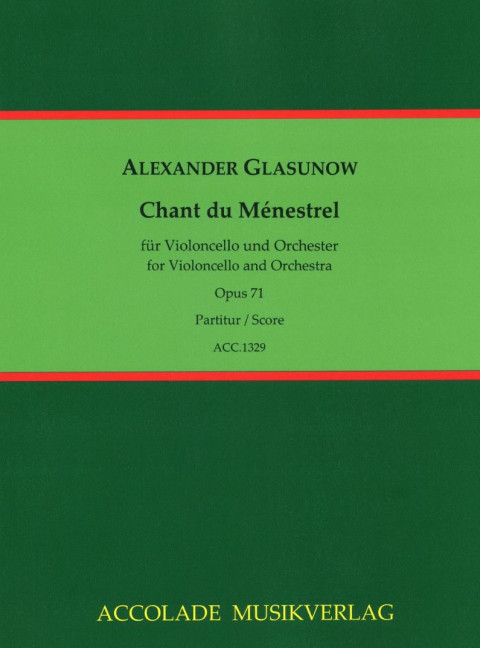 Chant du ménestrel op.71