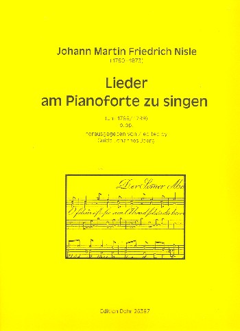 Lieder am Pianoforte zu singen o.op.