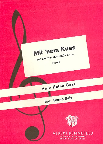 Mit 'nem Kuss vor der Haustür: