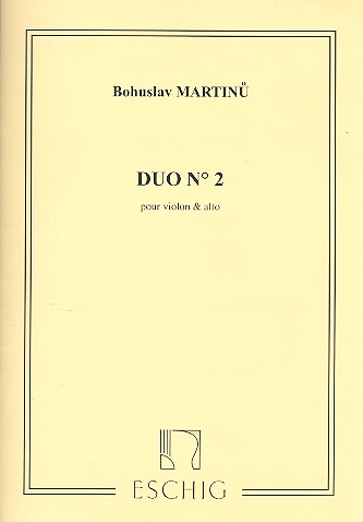 Duo Nr. 2 für Violine und Viola