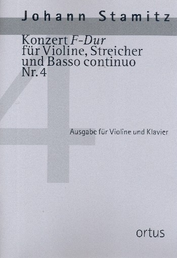 Konzert F-Dur Nr.4 für Violine, Streicher und Bc