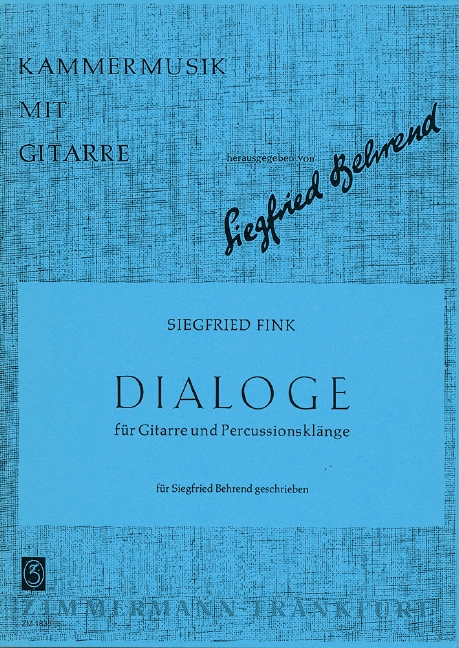 DIALOGE FUER GITARRE UND PERCUS-