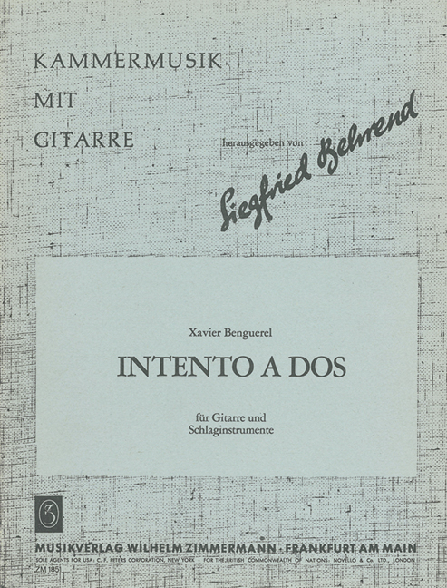 Intento a dos für Gitarre und