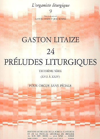 24 préludes liturgiques vol.3 (Nr.17-24)