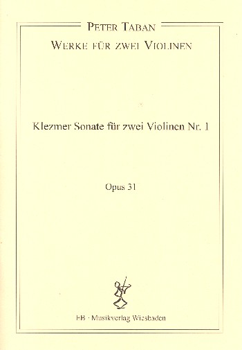 Klezmer-Sonate Nr.1 op.31