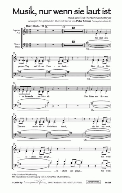 Musik, nur wenn sie laut ist