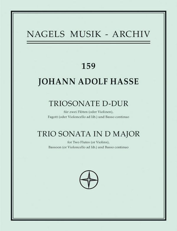 Triosonate D-Dur für 2 Flöten