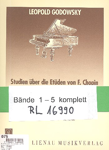Studien über die Etüden von Chopin Bände 1-5 komplett