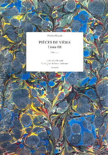 Pièces de viole livre 3