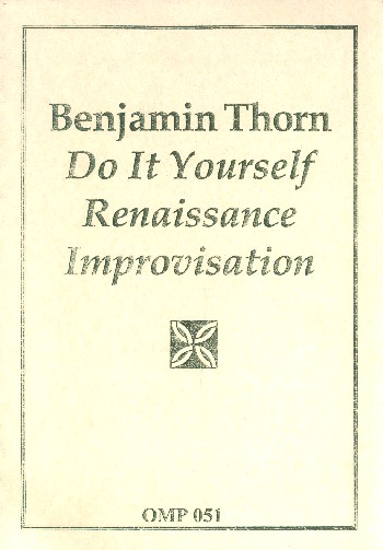Do it yourself - Renaissance Improvisation