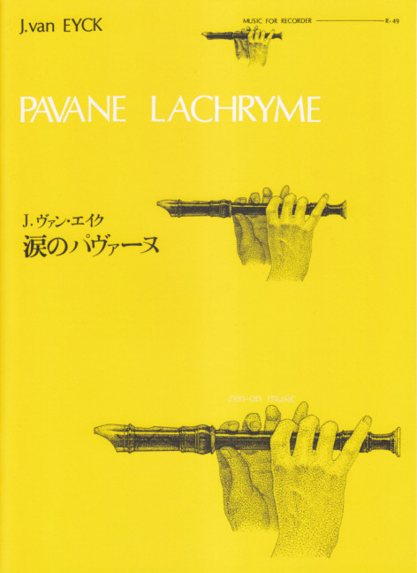 Pavane lachryme for recorder