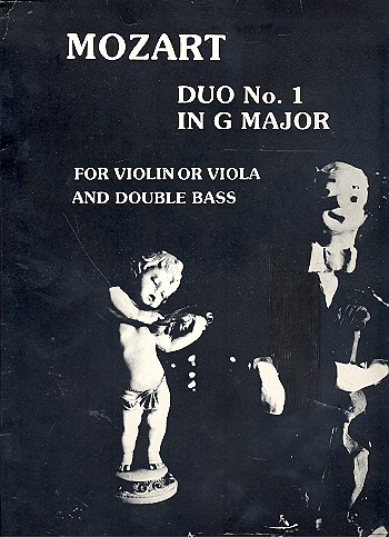 Duo G major no.1 KV423 for violin or