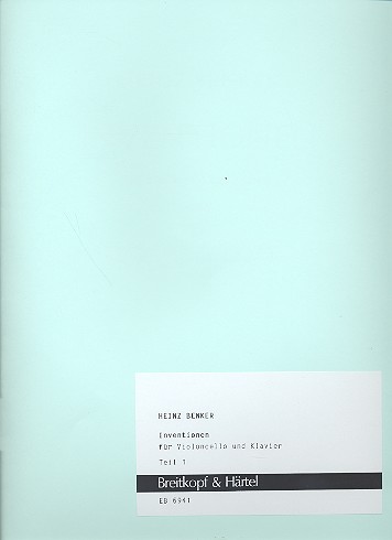 Inventionen Band 1 für Violoncello