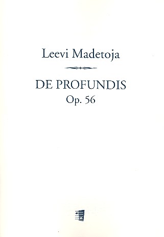 De profundis op.56 für Bariton und gem Chor