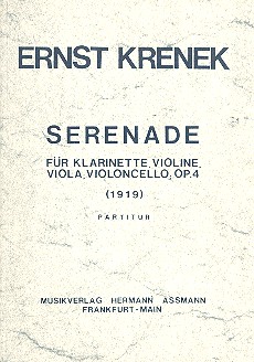 Serenade op.4 für Klarinette,