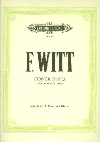 Concertino für 2 Hörner und Orchester