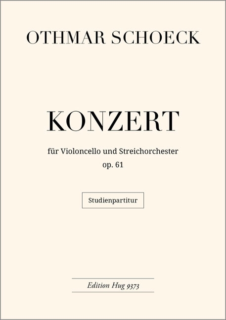 Konzert op.61 für Violoncello und